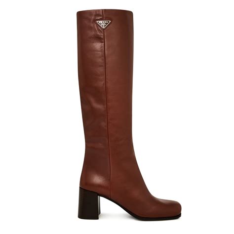 prada aftershave boots|prada leather knee high boots.